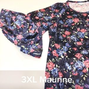 LuLaRoe VELVET 3XL Maurine Dress